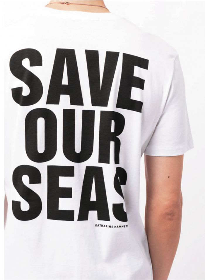 SAVE OUR SEAS SHORT SLEEVE WHITE T-SHIRT