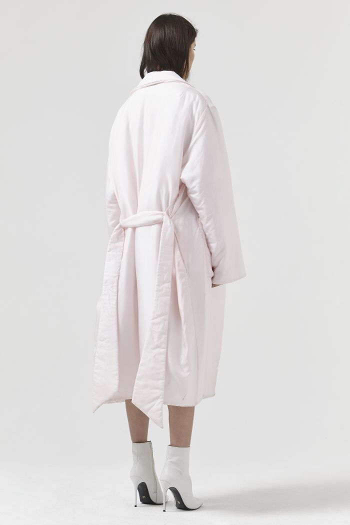 Charlie Pink Silk Dressing Gown