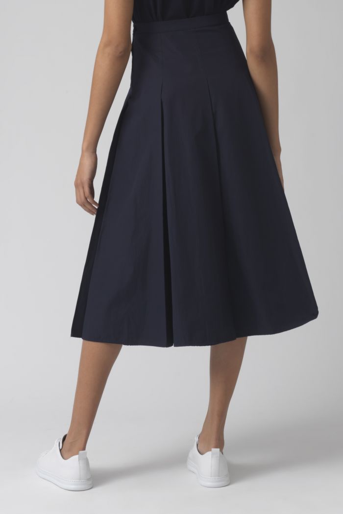 Katharine Hamnett London - Rose navy organic cotton skirt