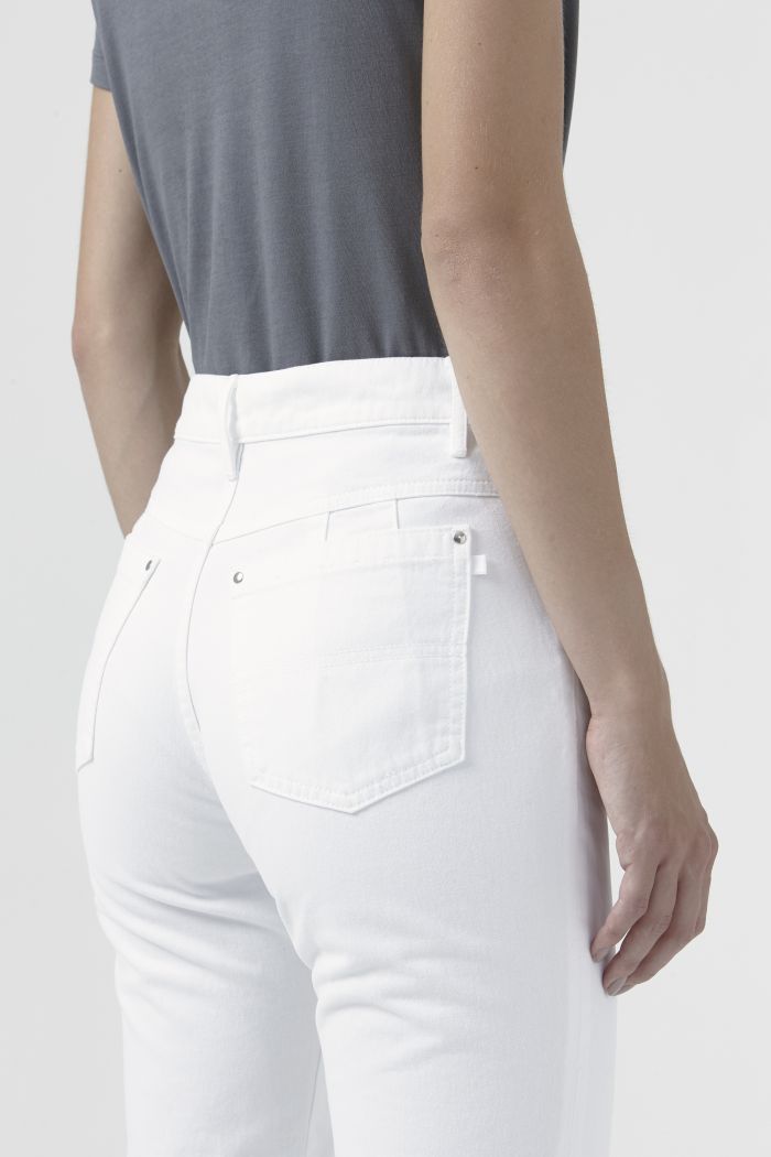Rodeo White Organic Cotton Trousers