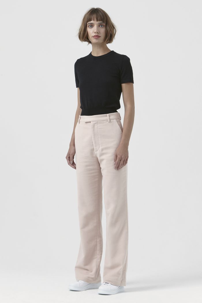 Adriana Pink Organic Cotton Trousers