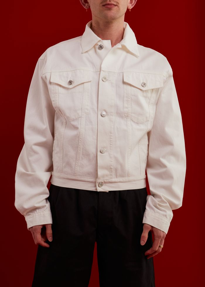 REWORKED TED WHITE JACKET