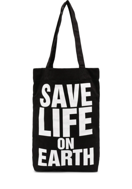 SAVE LIFE ON EARTH BLACK BAG