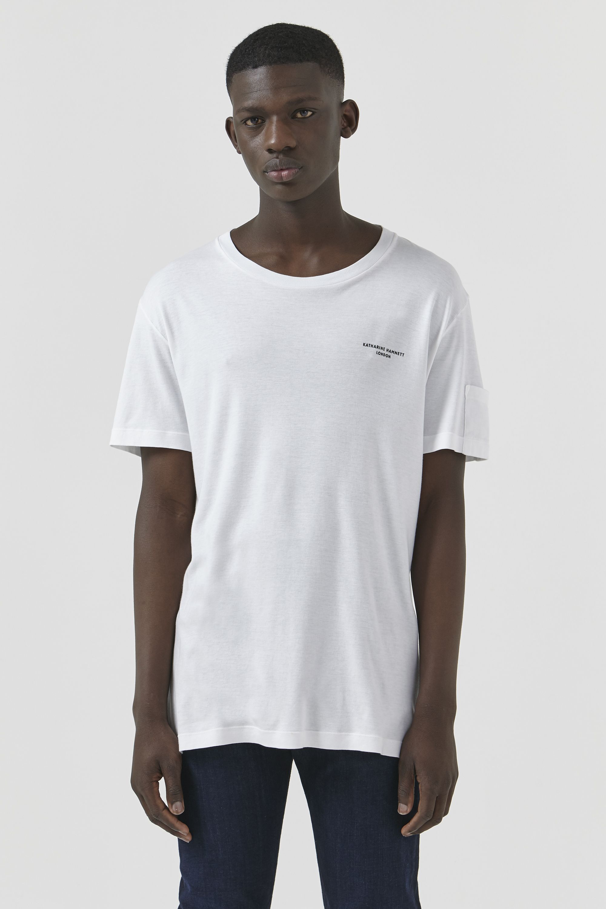 Ivan by Katharine Hamnett - White Logo t-shirt for man