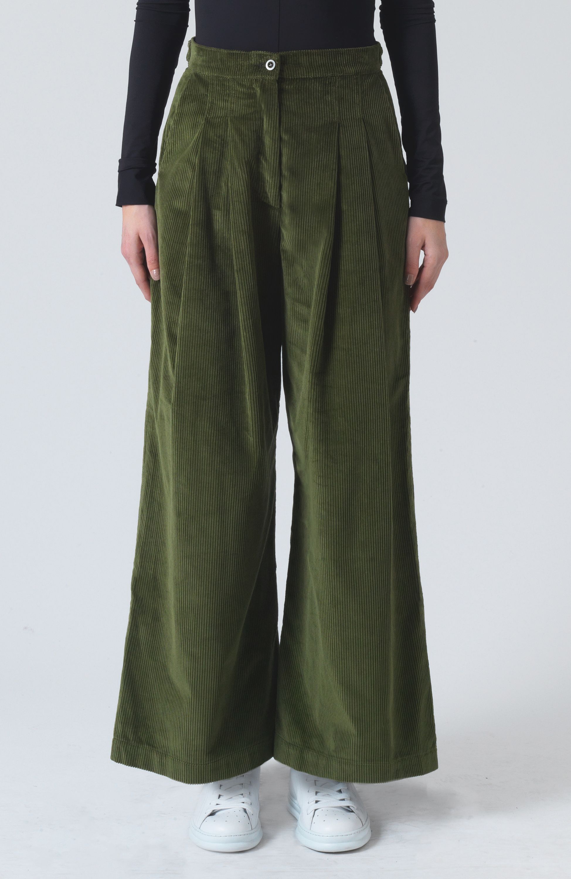 Wide Corduroy Trousers  Dark Blue  ARKET  Wide leg pants outfit Corduroy  pants outfit Blue trousers outfit