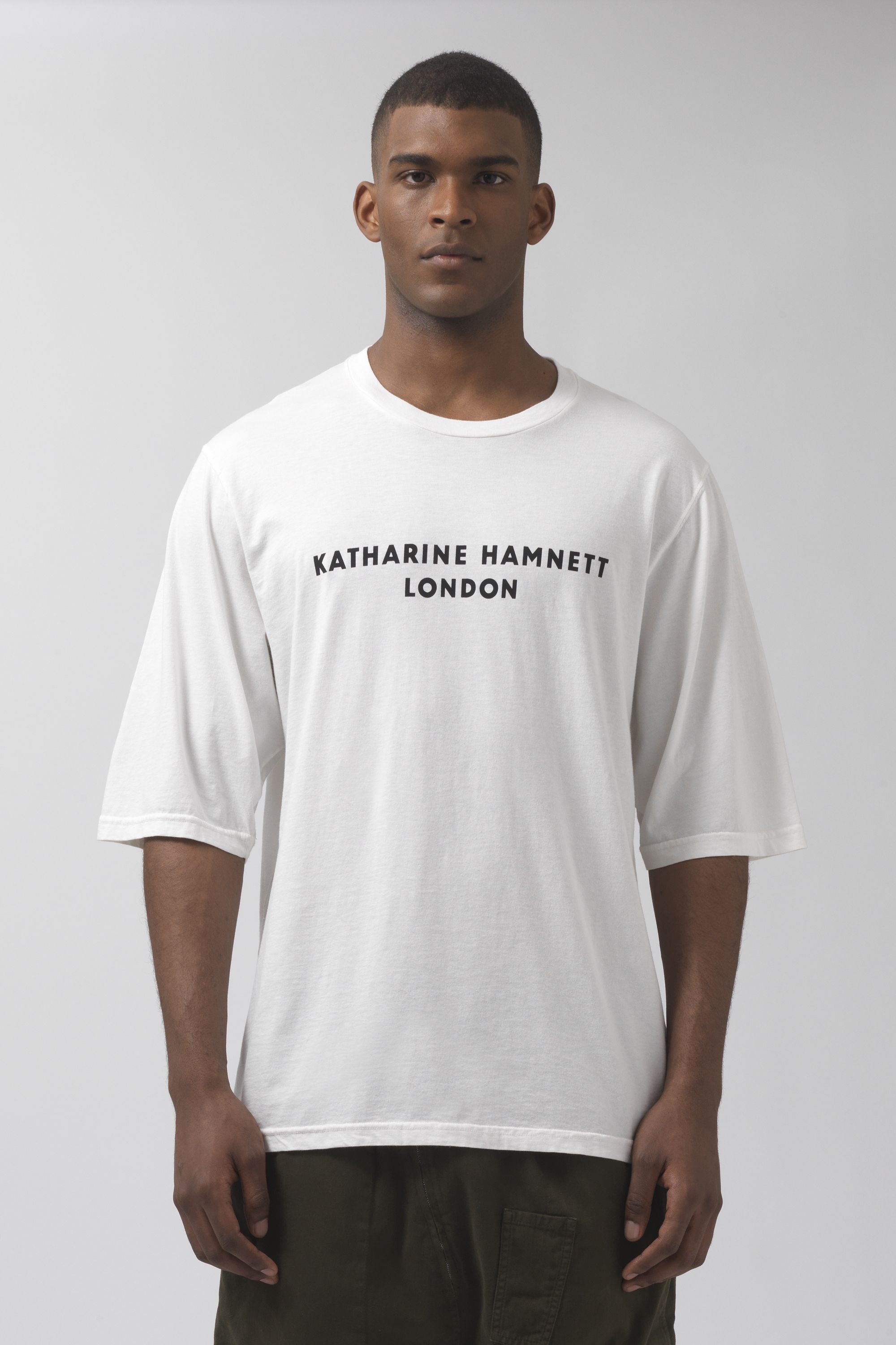 Katharine Hamnett London - George white organic cotton t-shirt