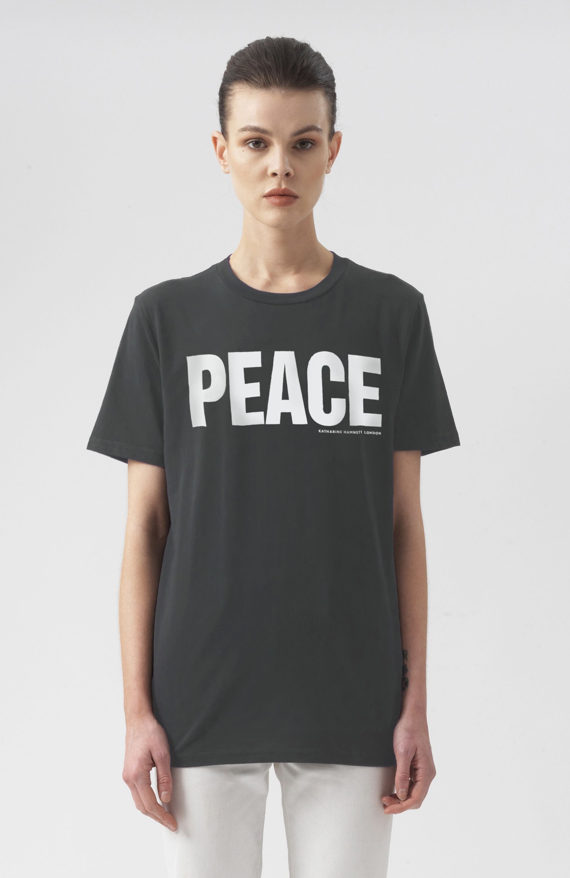 Peace short Sleeves T-Shirt by Katharine Hamnett London